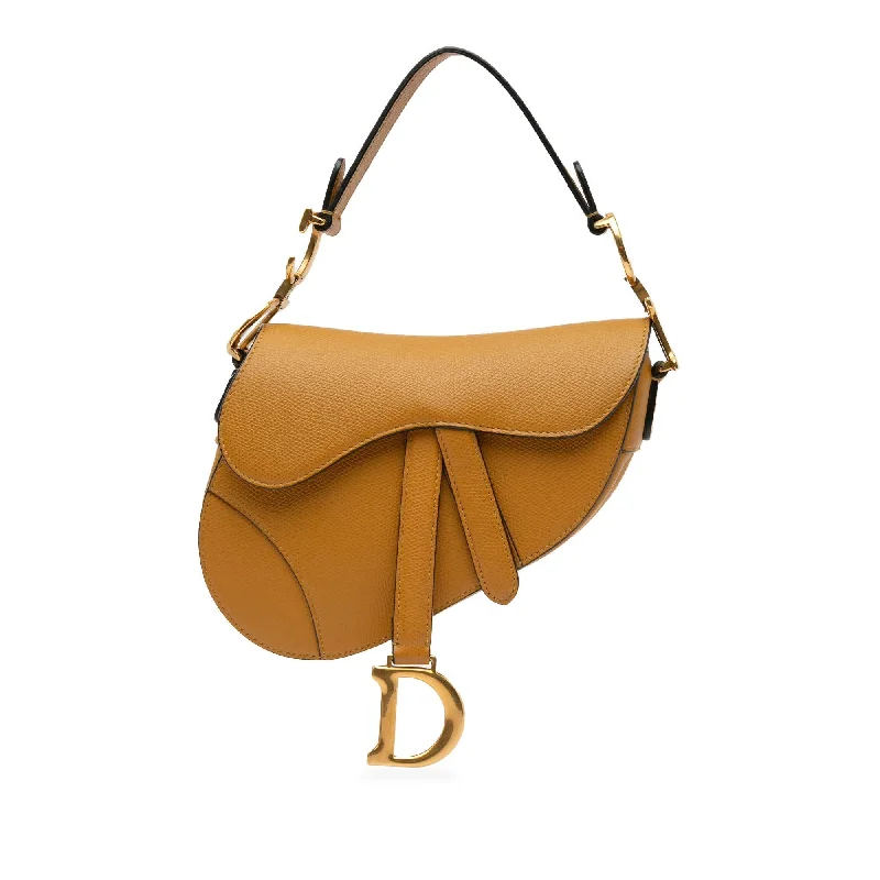 Dior Mini Grained Calfskin Saddle Bag (SHG-i4LwSA)