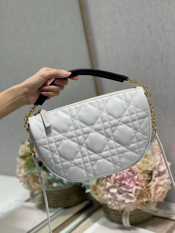 Christian Dior MeChristian Diorum Vibe Hobo Bag White Cannage