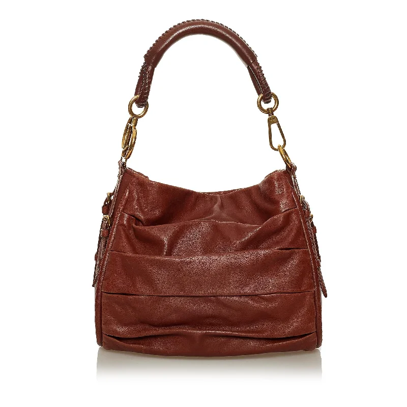 Dior Leather Lambskin Libertine Hobo (SHG-28523)