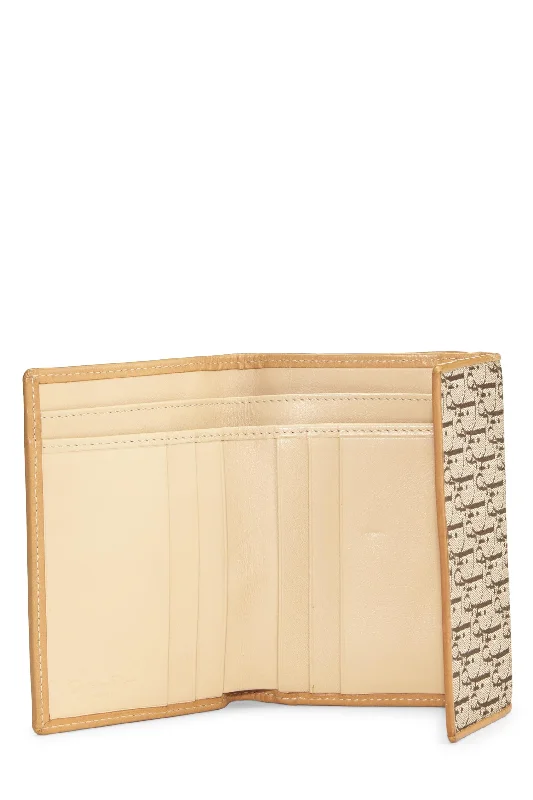 Dior,  Beige Trotter Canvas Wallet, Beige