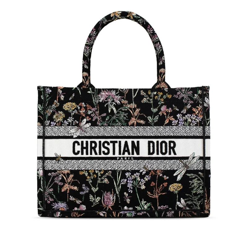 Dior Medium Embroidered Herbarium Book Tote (SHG-kasyJl)