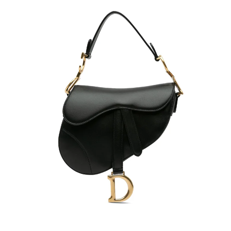 Dior Mini Leather Saddle (SHG-KMGSky)