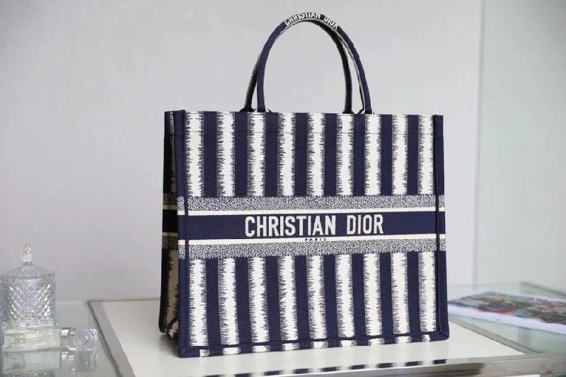 Christian Dior Large Book Tote Blue, For Women