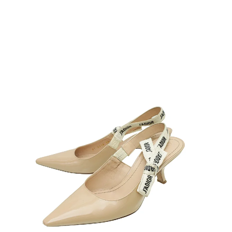 Christian Dior Nude J'Adior Slingback Pumps 39