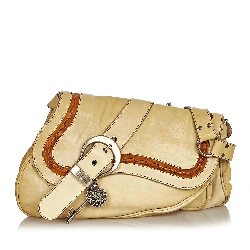 Dior Gaucho Saddle Leather Shoulder Bag (SHG-25888)