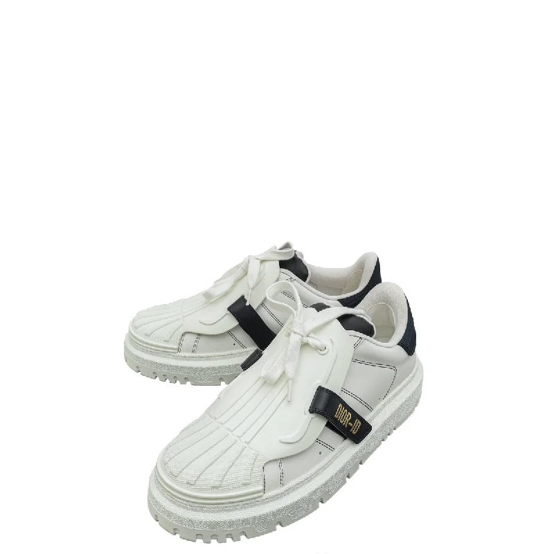 Christian Dior Bicolor ID Rubber And Calfskin Sneaker 40