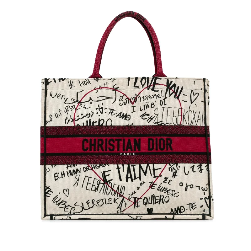 Dior Large DiorAmour Graffiti Book Tote (SHG-we6KId)