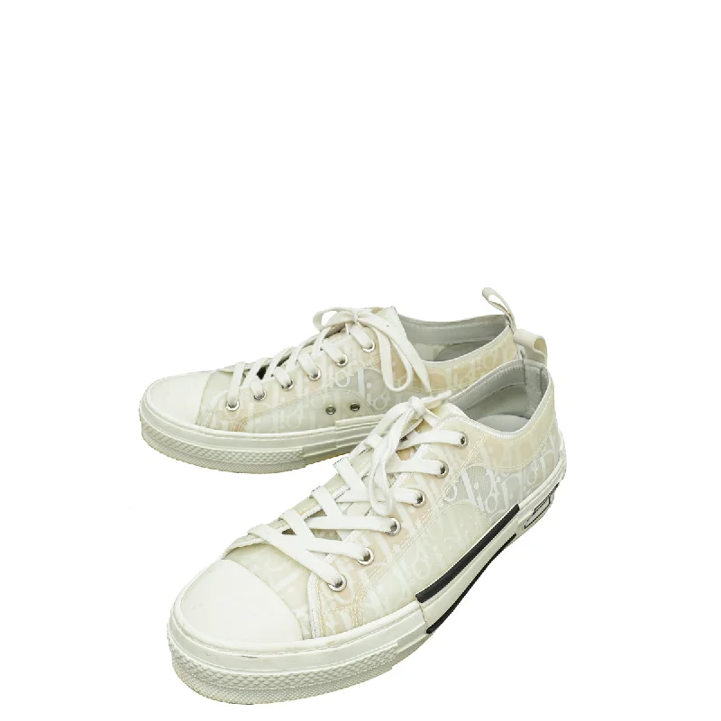 Christian Dior White B23 Low Top Sneaker 42.5