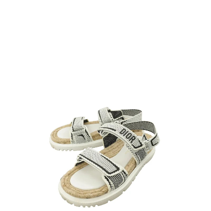 Christian Dior Bicolor DiorAct Technical Mesh Sandal 38