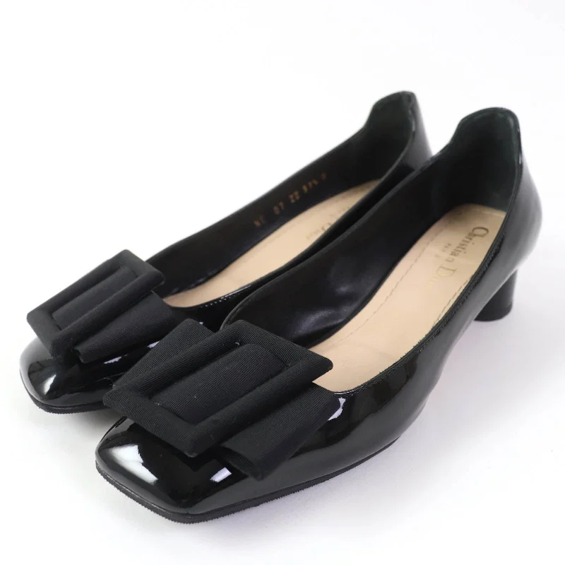 Christian Dior pumps KDB754PGO900375 patent black DIOR IDYLLE 37.5