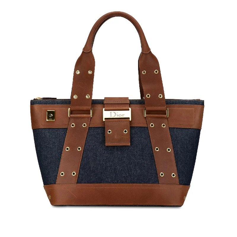 Dior Denim Street Chic Tote (SHG-hvyymA)