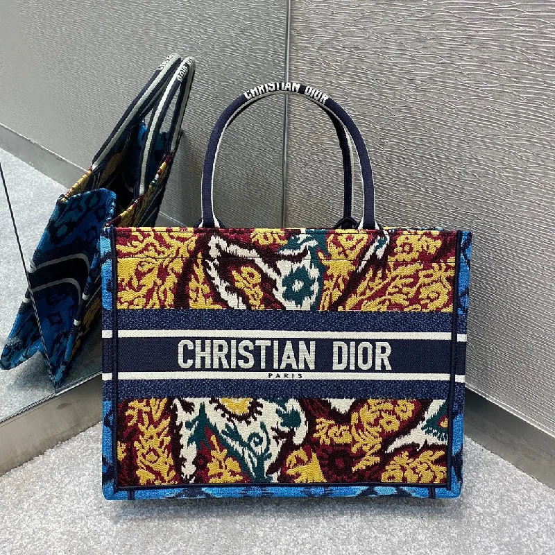 Christian Dior MeChristian Diorum Book Tote Multicolor Orange For Women 14in/36cm