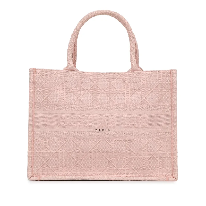 Dior Medium Cannage Embroidered Book Tote (SHG-zxt0CB)