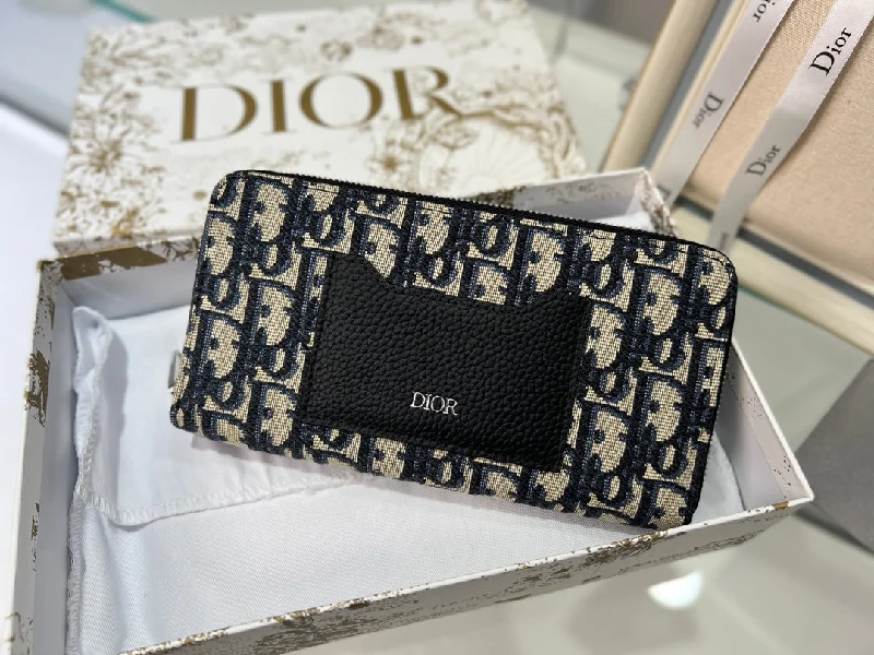 Dior Zip Around Wallet with card holder