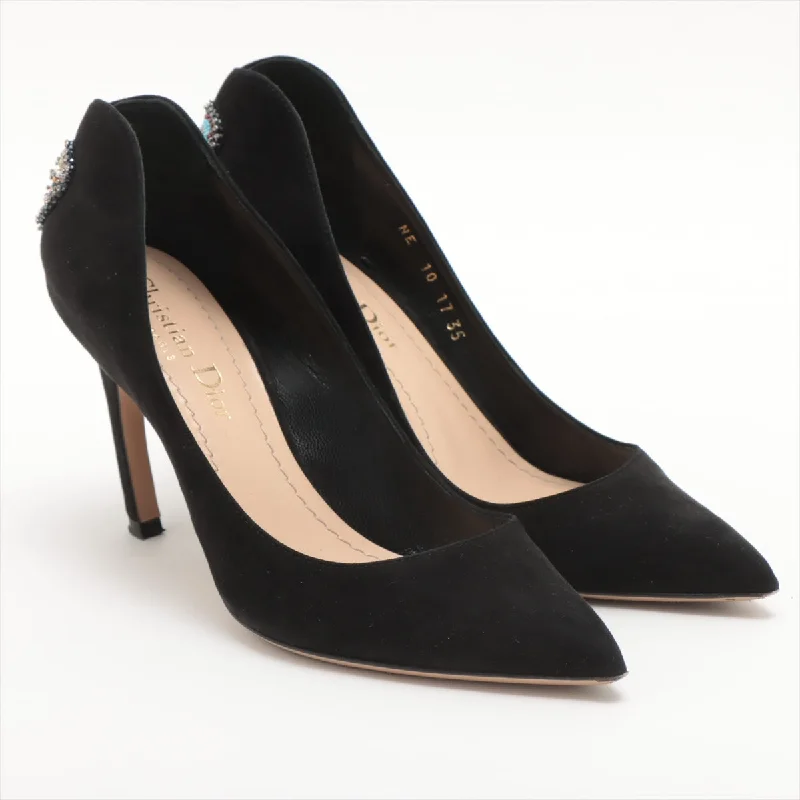 Christian Dior Suede Pumps 35 Black