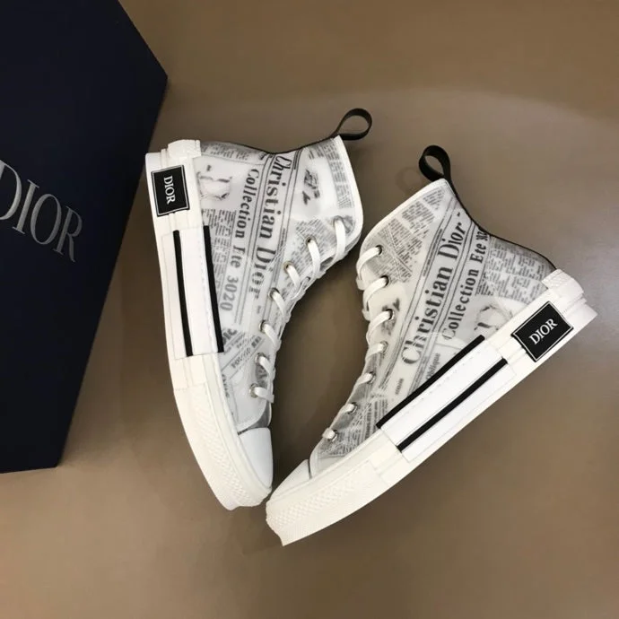 Christian Dior B23 Newspaper HIGH-TOP SNEAKER