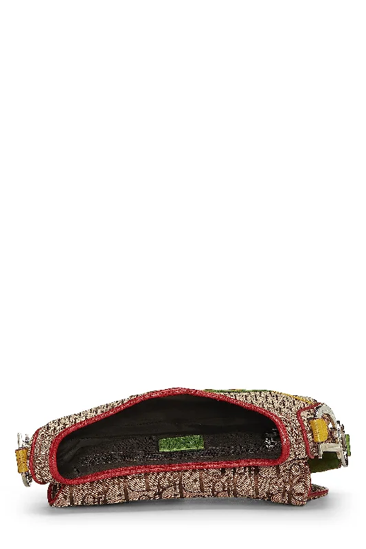 Dior,  Rasta Trotter Saddle Bag, Multi