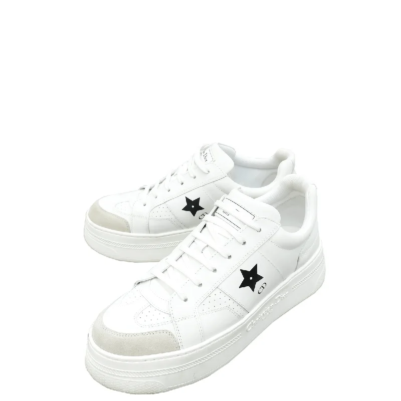 Christian Dior White Star Platform Sneaker 42