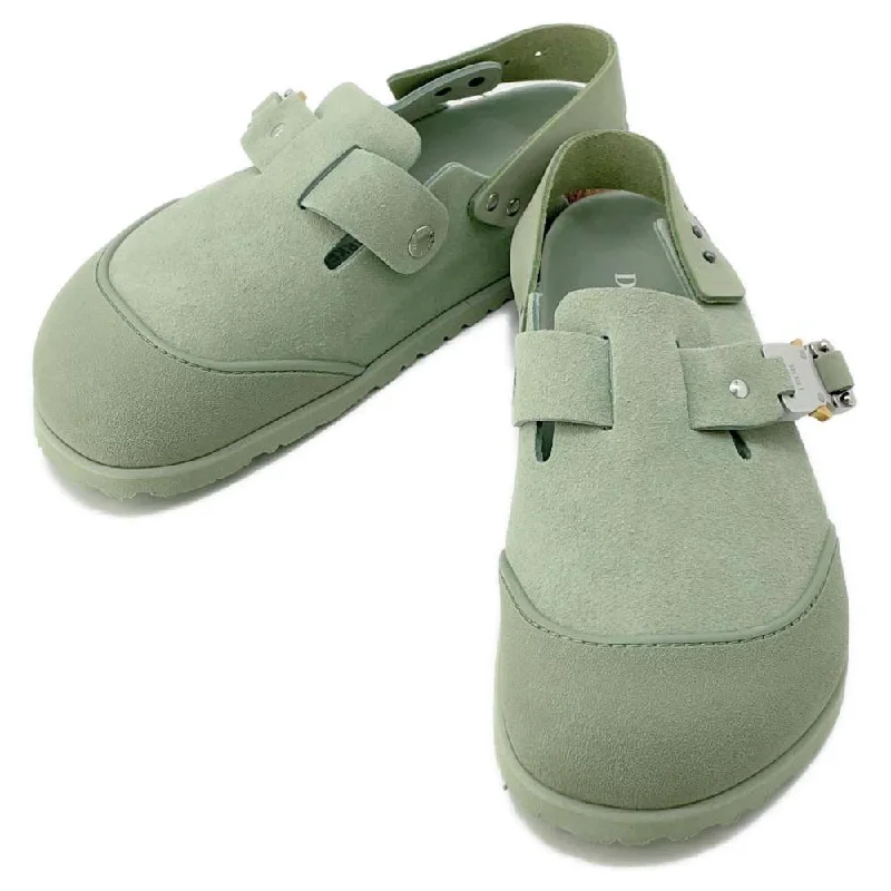 Dior BIRKENSTOCK TOKIO Sandals Green 3SA116ZSD suede Size 42