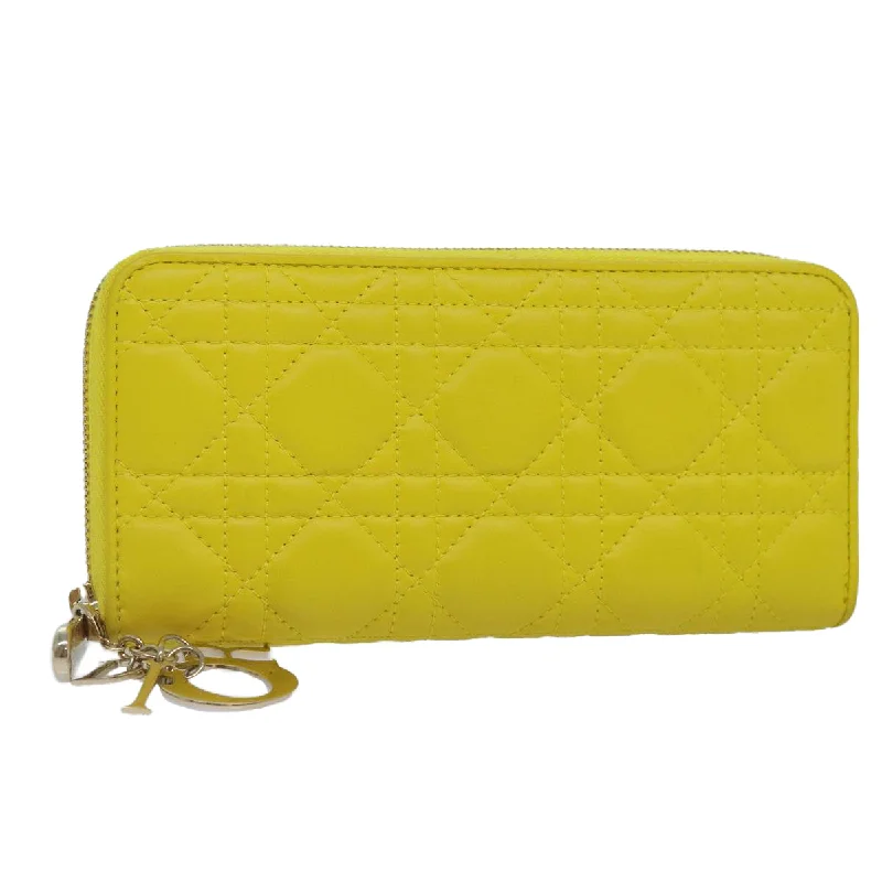 Dior Cannage Lady  Leather Wallet  ()