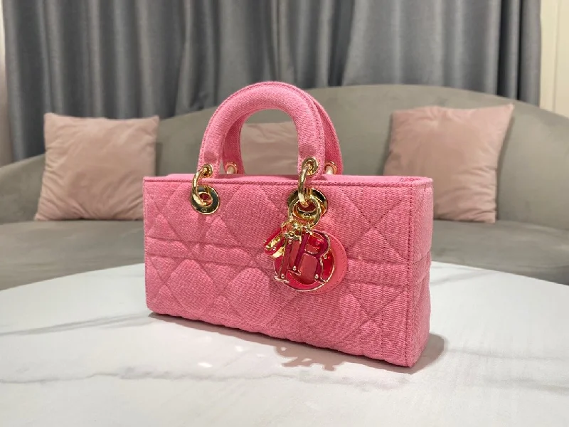 Christian Dior Lady D-Joy Bag Pink Handbags