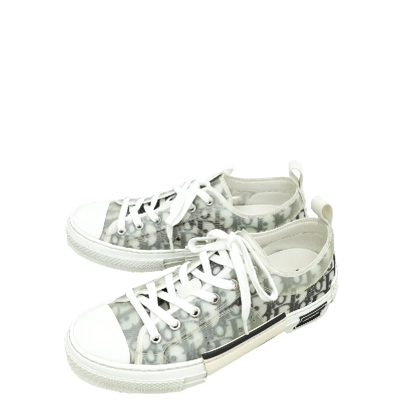 Christian Dior Bicolor Oblique B23 Low Top Sneaker 40