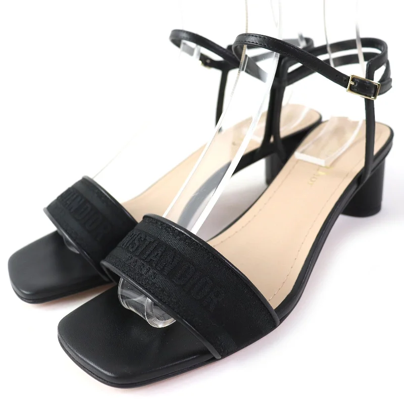 Christian Dior Sandals Main: Satin, lambskin black Dway 37.5