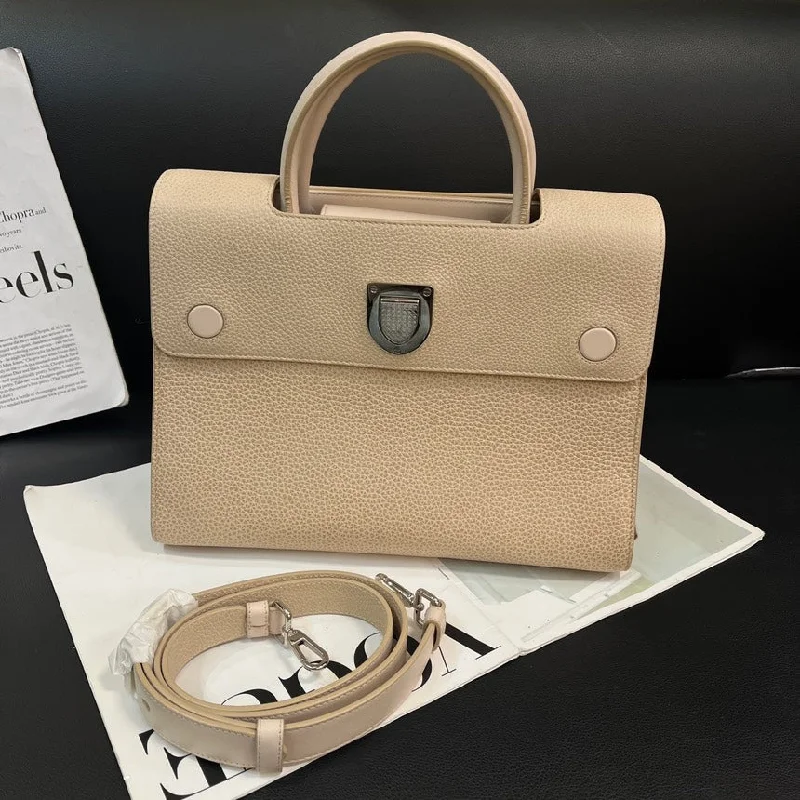 Dior Beige Leather Handbag 30cm