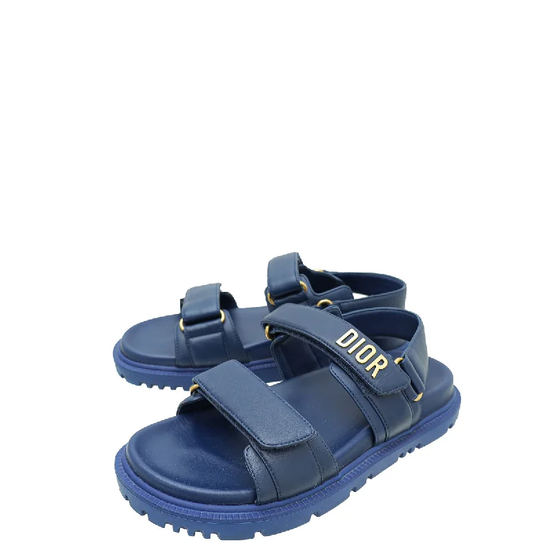 Christian Dior Deep Blue Dioract Sandal 37