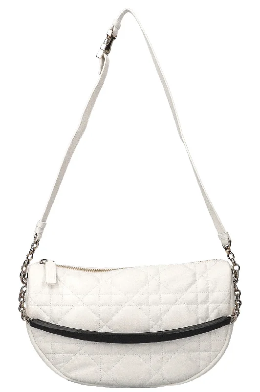 CHRISTIAN DIOR Vibe Medium Hobo Bag White