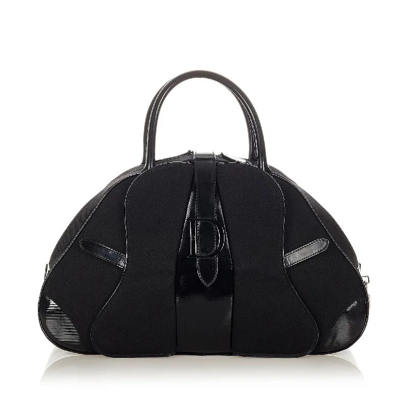 Dior Double Saddle Nylon Dome Bag (SHG-23599)